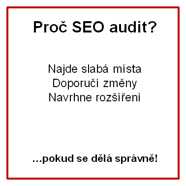 Proč SEO audit?